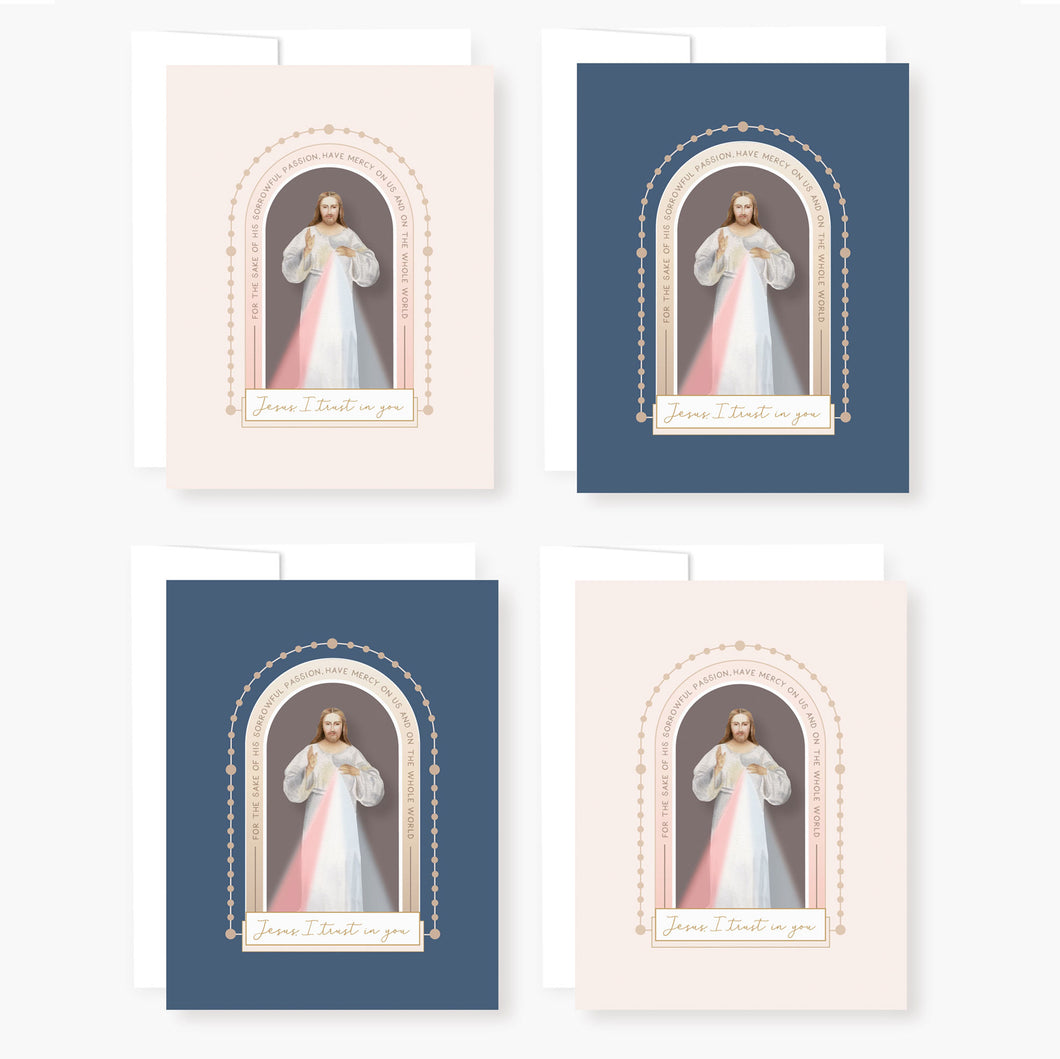 Divine Mercy Chaplet Card | Mixed Set