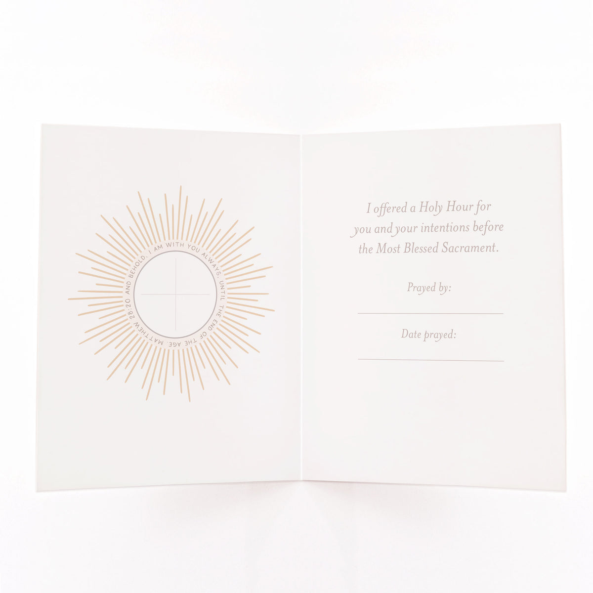 Holy Hour Card | Mixed Set – Novena Cards