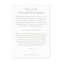 Load image into Gallery viewer, Immaculate Heart of Mary Prayer Card | Pray for Us
