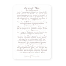 Load image into Gallery viewer, Prayer After Mass Prayer Card | White
