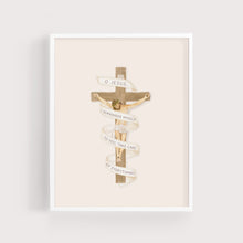 Load image into Gallery viewer, Surrender Novena | Art Print | Ribbon + Crucifix
